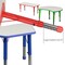 Emma and Oliver 23.625"W x 47.25"L Rectangular Plastic Height Adjustable Activity Table
